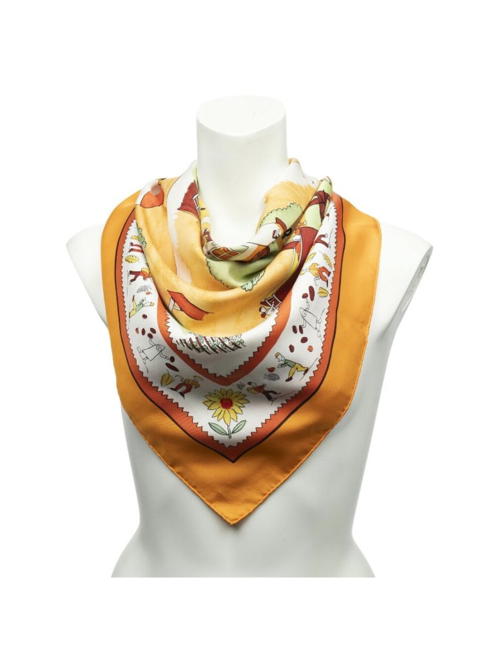 Hermes Scarf Orange